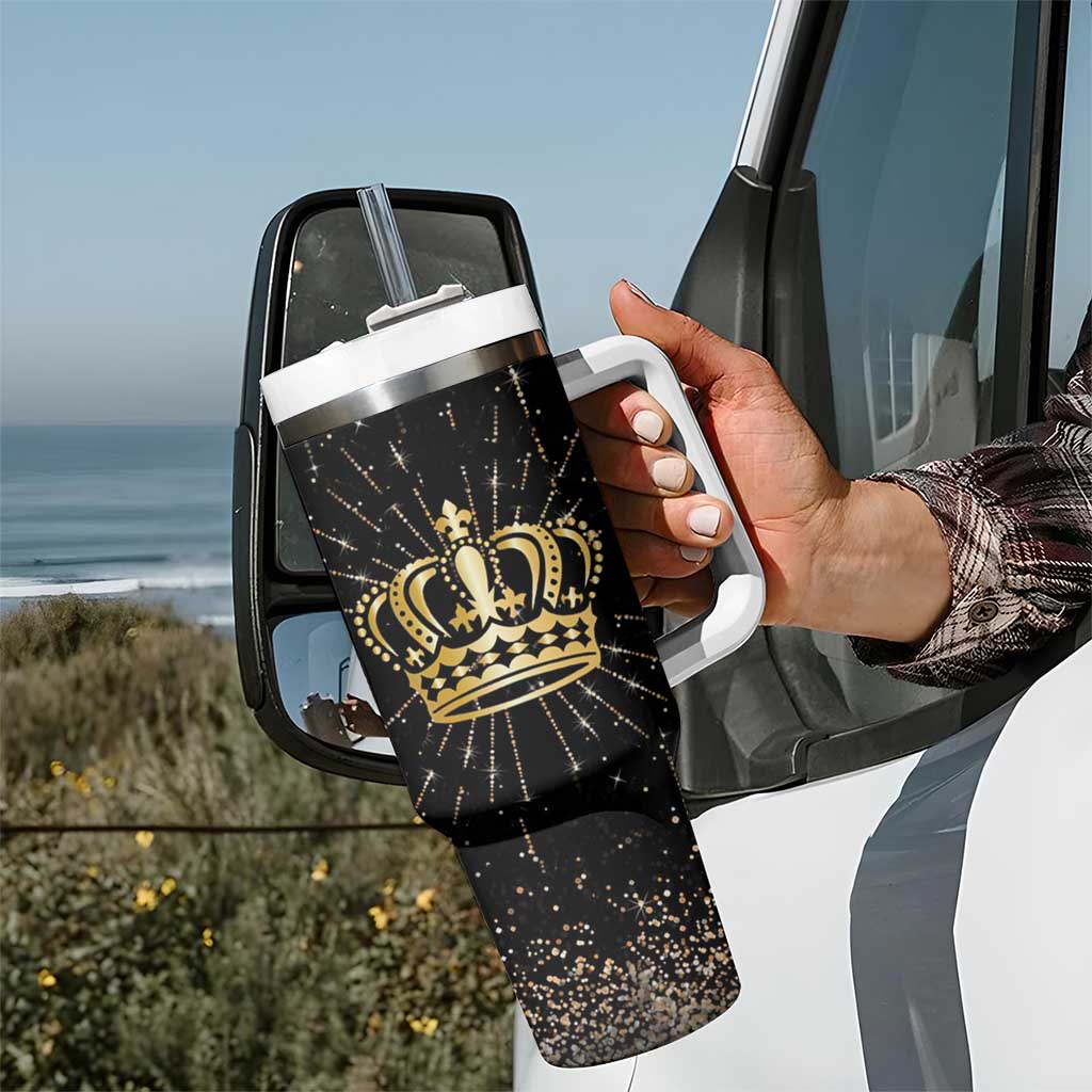 Birthday Gifts For Women Tumbler With Handle Queens Are Born In October - Wonder Print Shop
