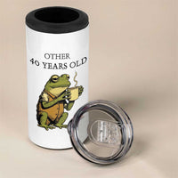 40th Birthday Gifts for Women 4 in 1 Can Cooler Tumbler Funny Frog Other And You - Wonder Print Shop