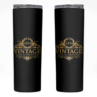 Funny Birthday Gifts Skinny Tumbler Vintage 1974 Aged To Perfection 50th Birthday - Wonder Print Shop
