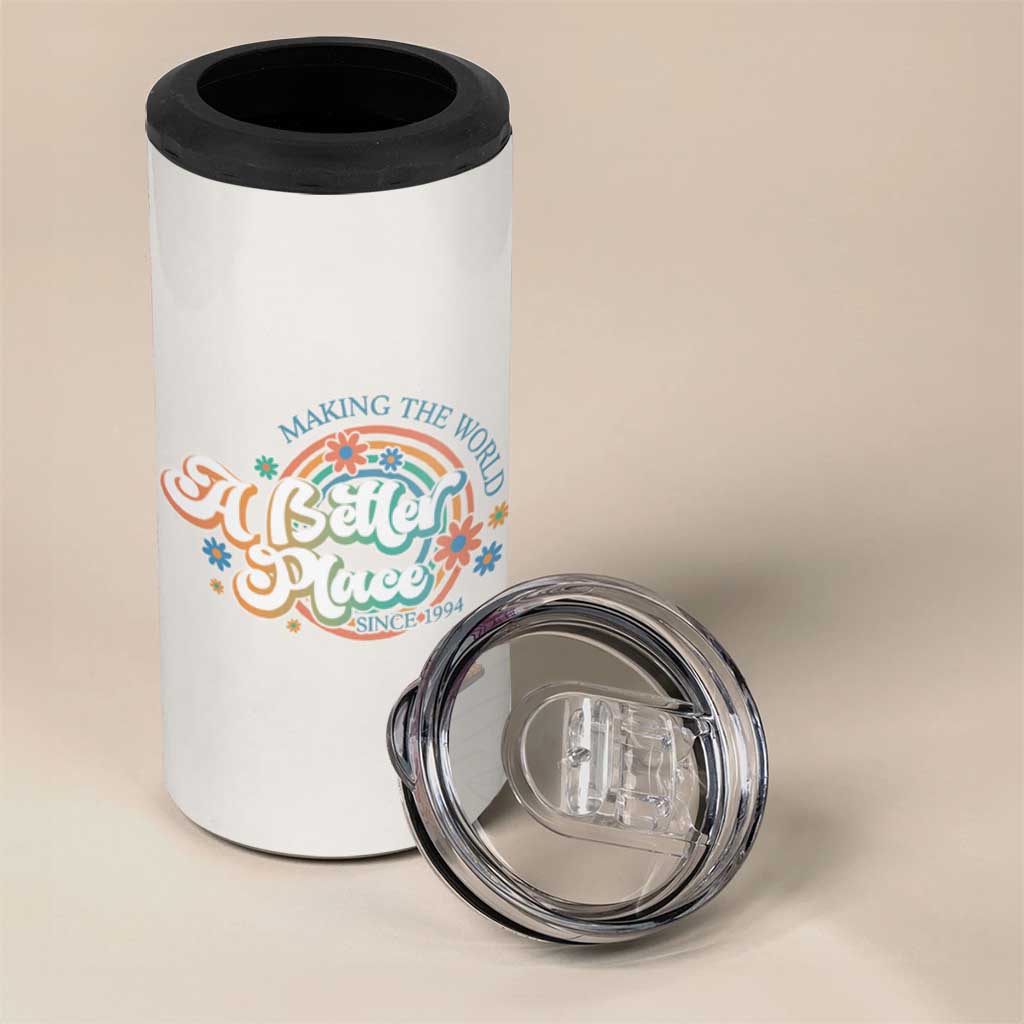 Funny Birthday Gifts For Women 4 in 1 Can Cooler Tumbler Aged To Perfection 30th Birthday Making The World A Better Place Since 1994 - Wonder Print Shop