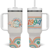 Funny Birthday Gifts For Women Tumbler With Handle Aged To Perfection 30th Birthday Making The World A Better Place Since 1994 - Wonder Print Shop