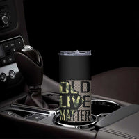 Gifts For Old Men Skinny Tumbler Old Lives Matter Camo Funny Birthday Gift - Wonder Print Shop