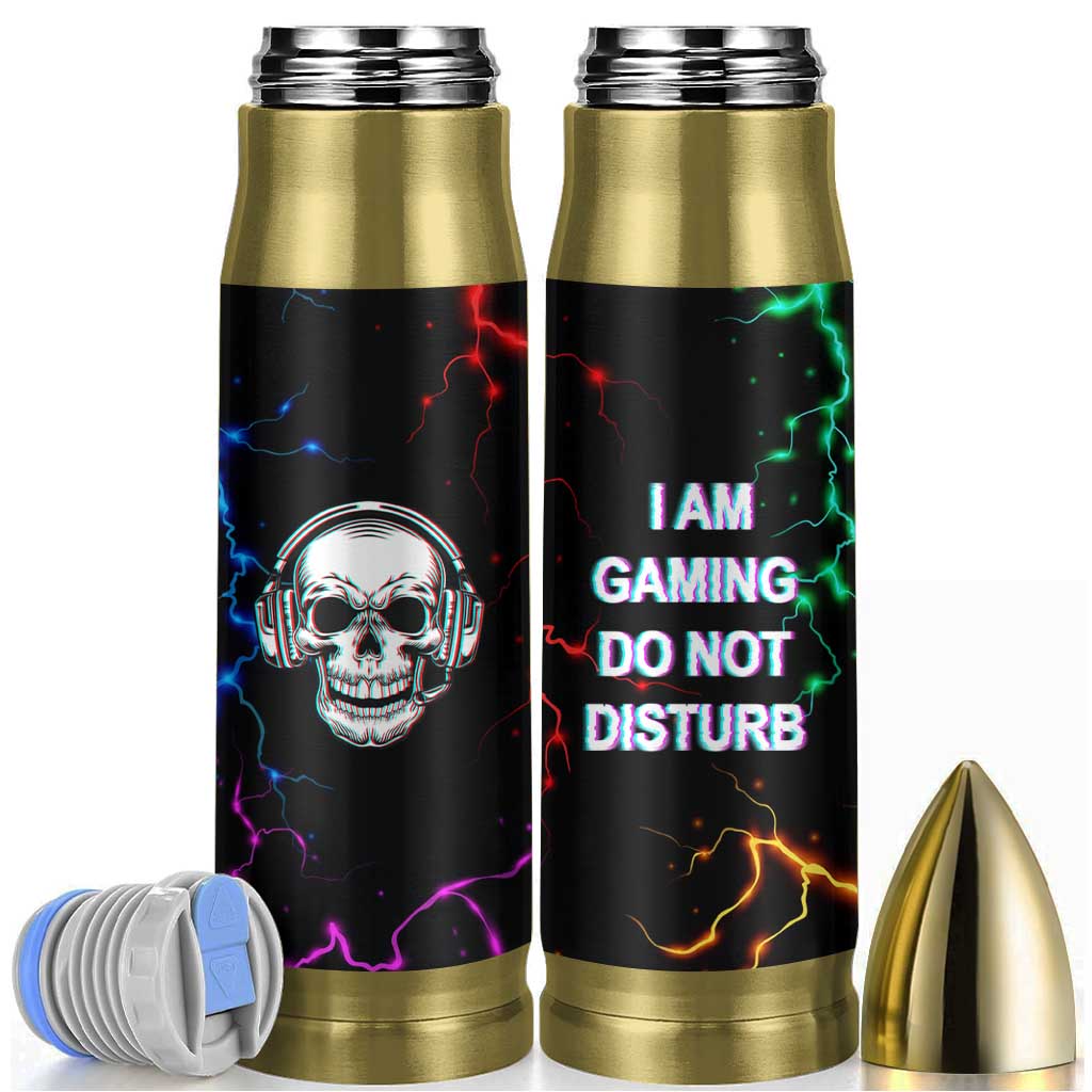Gifts For Gamer Bullet Tumbler I Am Gaming Do Not Disturb