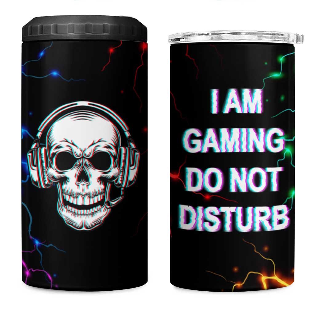 Gifts For Gamer 4 in 1 Can Cooler Tumbler I Am Gaming Do Not Disturb - Wonder Print Shop