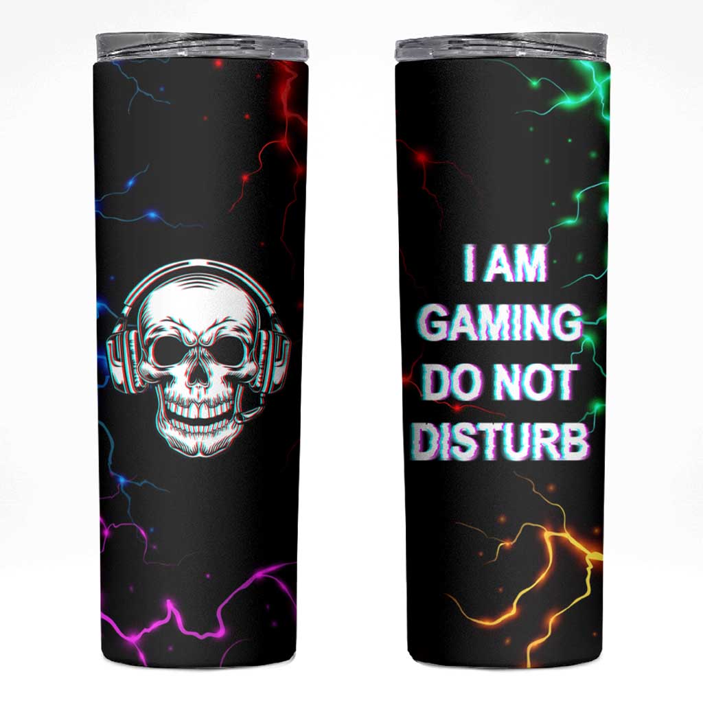 Gifts For Gamer Skinny Tumbler I Am Gaming Do Not Disturb - Wonder Print Shop