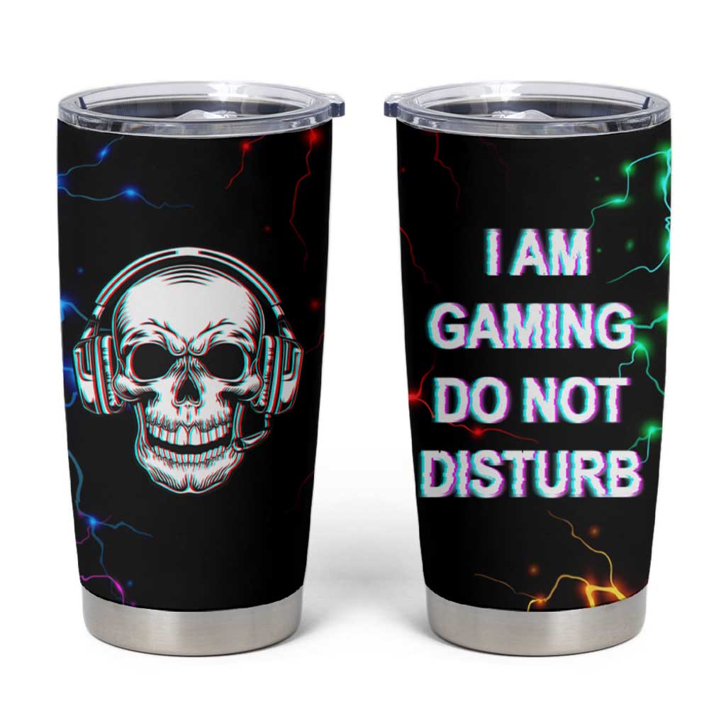 Gifts For Gamer Tumbler Cup I Am Gaming Do Not Disturb - Wonder Print Shop