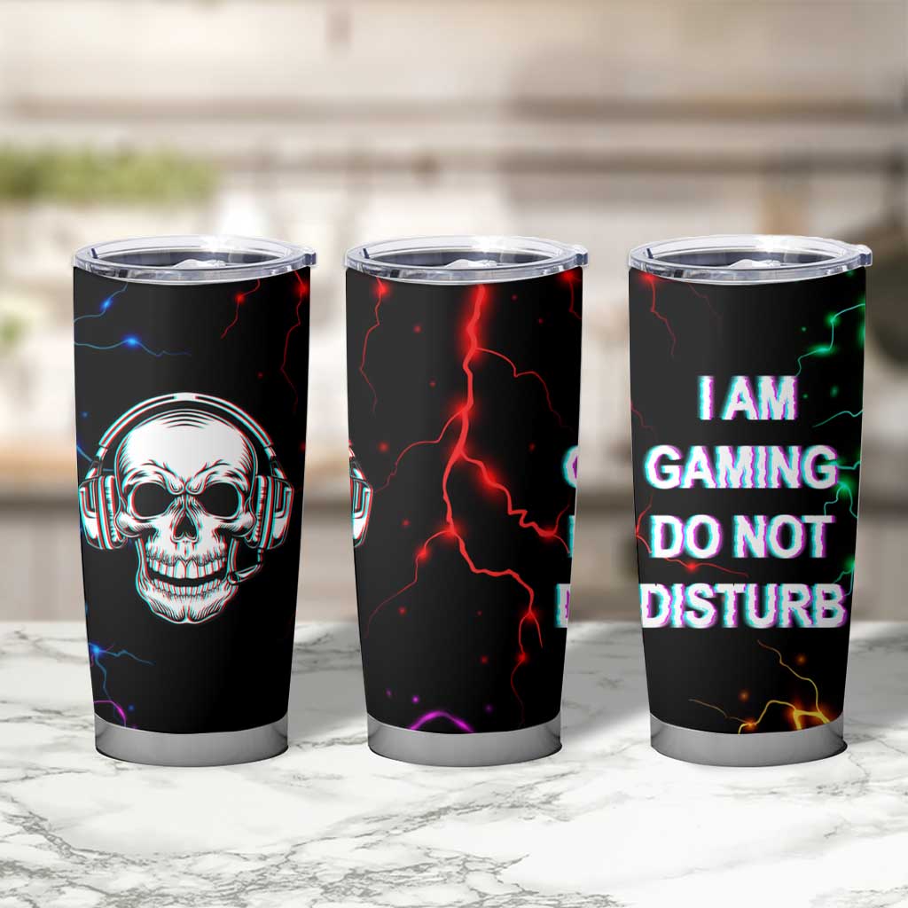 Gifts For Gamer Tumbler Cup I Am Gaming Do Not Disturb - Wonder Print Shop
