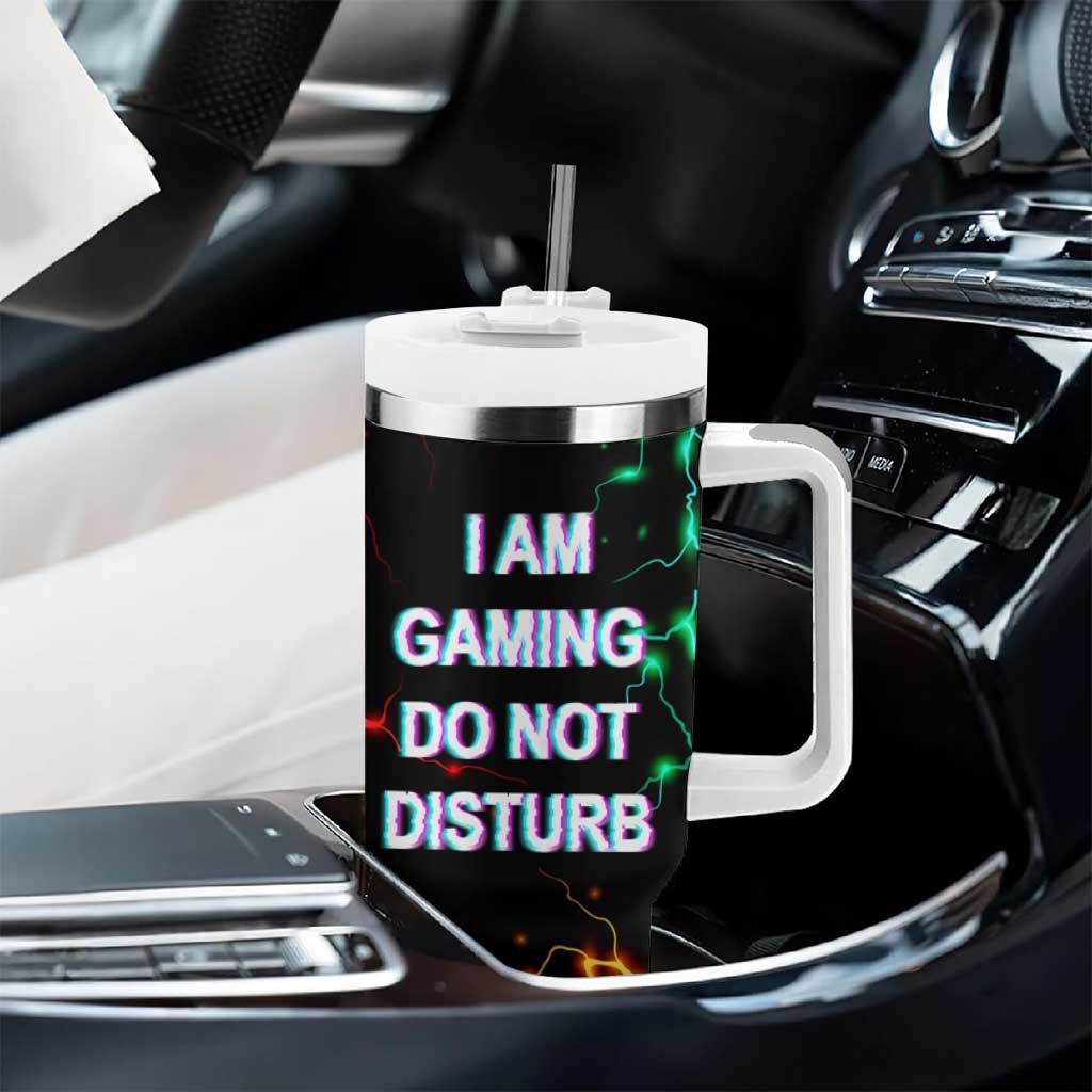 Gifts For Gamer Tumbler With Handle I Am Gaming Do Not Disturb - Wonder Print Shop
