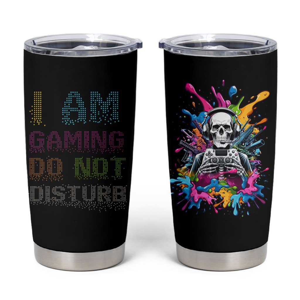 Funny Gamer Tumbler Cup I Am Gaming Do Not Disturb - Wonder Print Shop