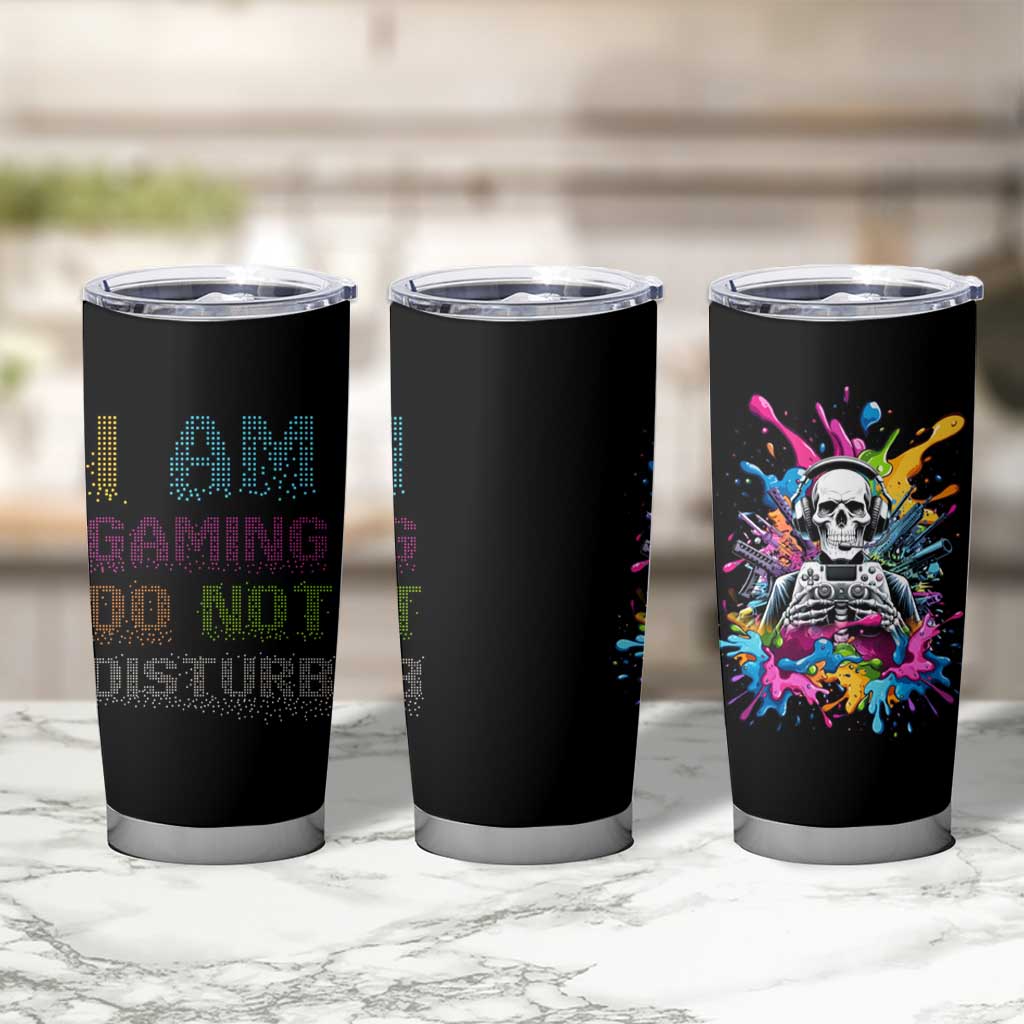 Funny Gamer Tumbler Cup I Am Gaming Do Not Disturb - Wonder Print Shop