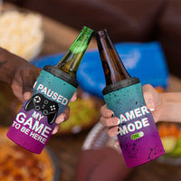 Funny Gamer 4 in 1 Can Cooler Tumbler I Paused My Game To Be Here - Wonder Print Shop