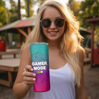 Funny Gamer Skinny Tumbler I Paused My Game To Be Here - Wonder Print Shop
