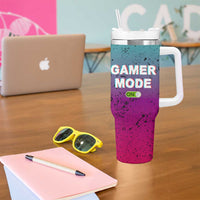 Funny Gamer Tumbler With Handle I Paused My Game To Be Here - Wonder Print Shop