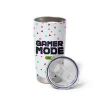 Gifts For Gamer Tumbler Cup Gamer Mode On Gaming Teenage Boys Men - Wonder Print Shop