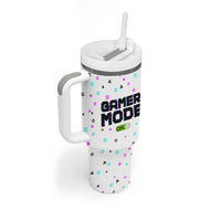 Gifts For Gamer Tumbler With Handle Gamer Mode On Gaming Teenage Boys Men - Wonder Print Shop