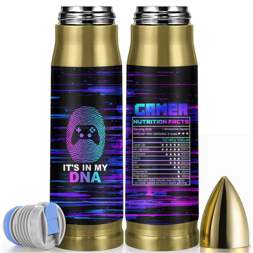 Funny Gamer Bullet Tumbler Gaming Is My DNA
