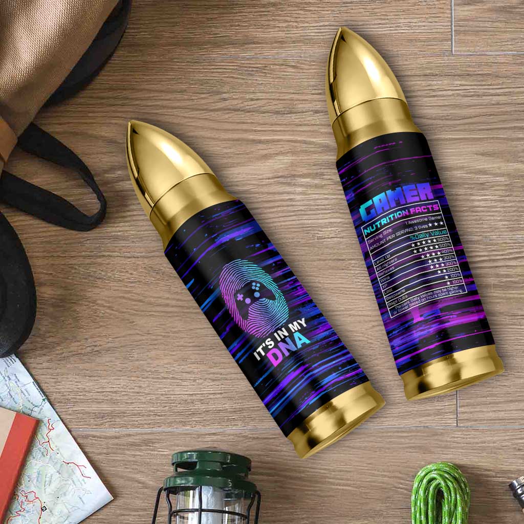 Funny Gamer Bullet Tumbler Gaming Is My DNA