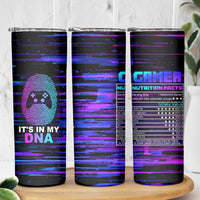 Funny Gamer Skinny Tumbler Gaming Is My DNA - Wonder Print Shop