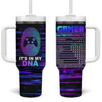 Funny Gamer Tumbler With Handle Gaming Is My DNA - Wonder Print Shop