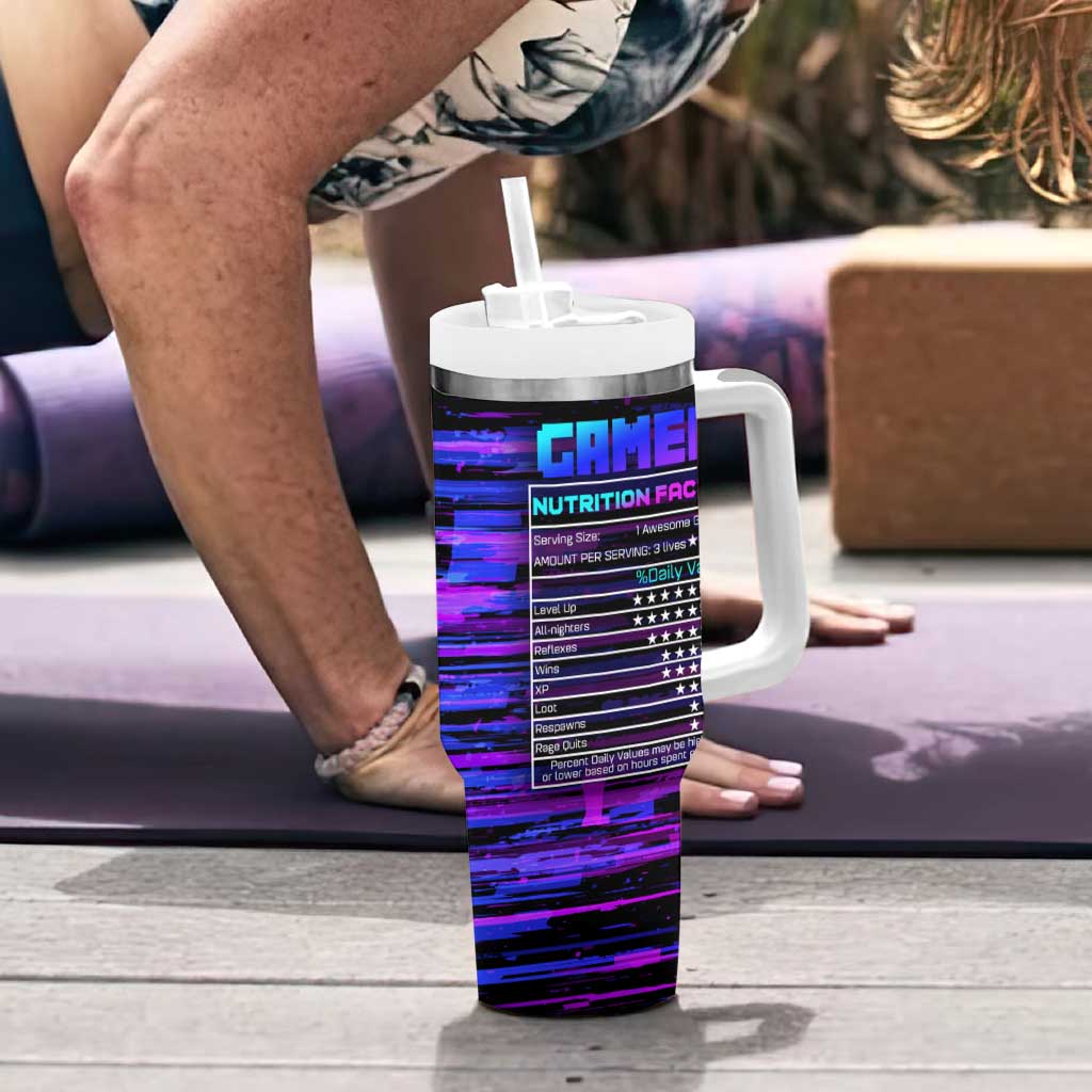 Funny Gamer Tumbler With Handle Gaming Is My DNA - Wonder Print Shop