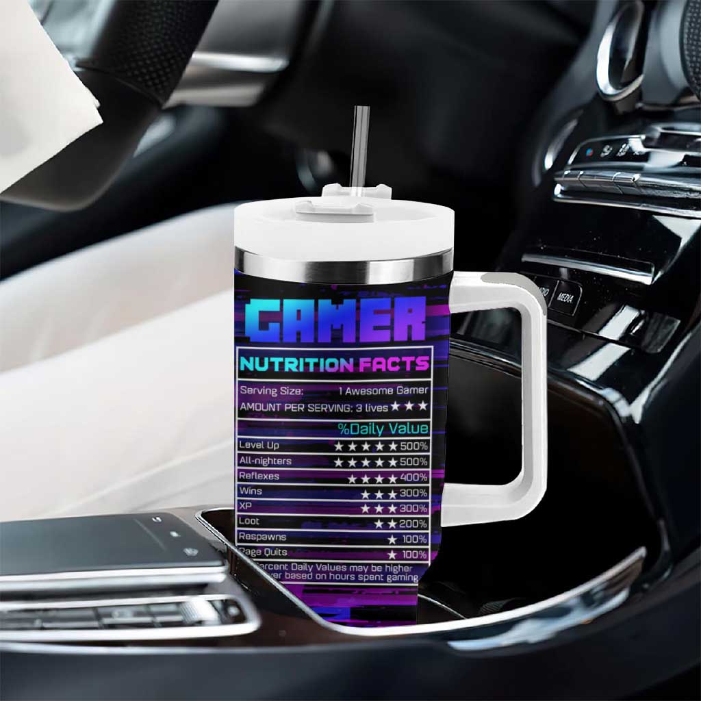 Funny Gamer Tumbler With Handle Gaming Is My DNA - Wonder Print Shop