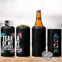 Funny Gamer 4 in 1 Can Cooler Tumbler Tears Of My Players Gaming Teenage Boys Men - Wonder Print Shop