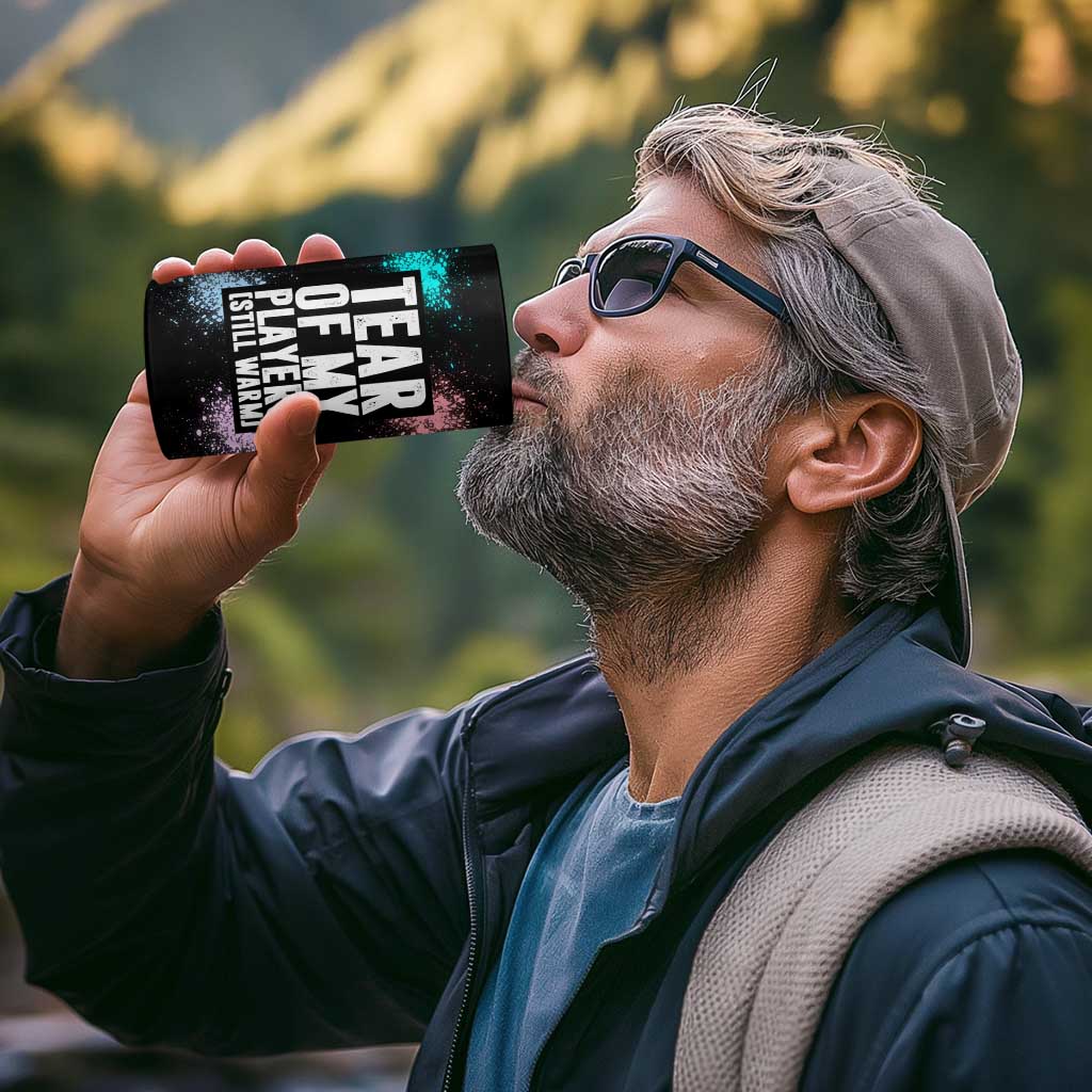 Funny Gamer 4 in 1 Can Cooler Tumbler Tears Of My Players Gaming Teenage Boys Men - Wonder Print Shop