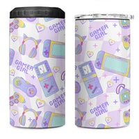 Funny Gifts For Gamer Girl 4 in 1 Can Cooler Tumbler - Wonder Print Shop
