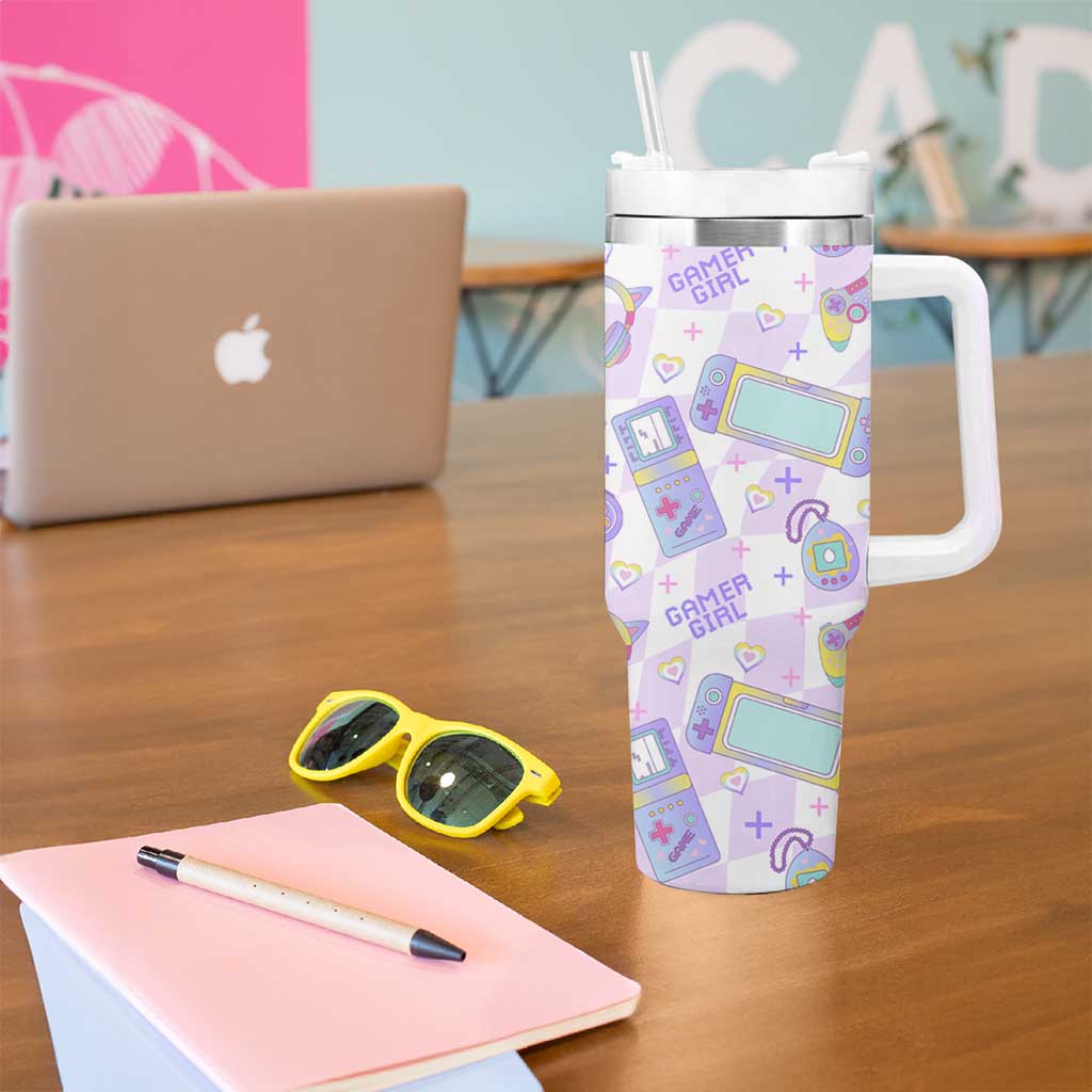 Funny Gifts For Gamer Girl Tumbler With Handle - Wonder Print Shop