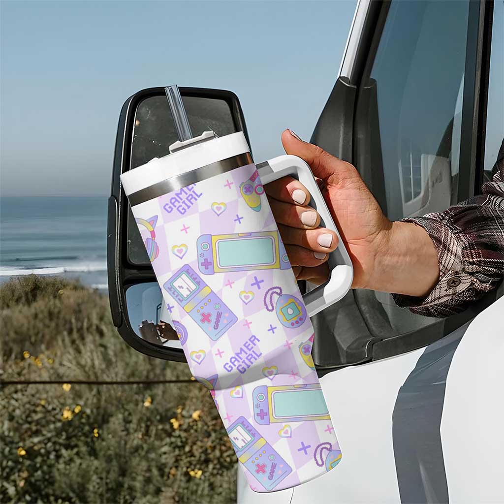 Funny Gifts For Gamer Girl Tumbler With Handle - Wonder Print Shop