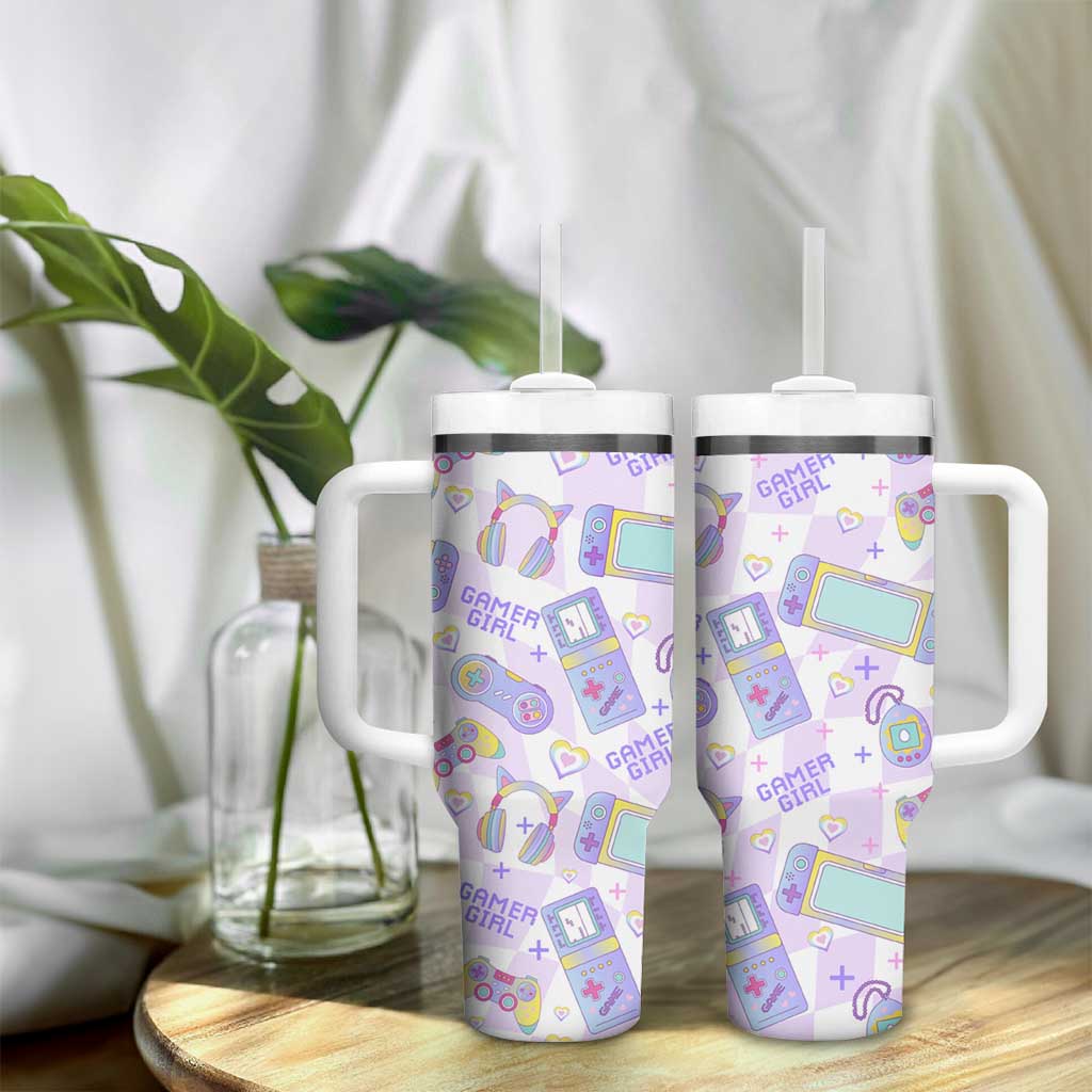 Funny Gifts For Gamer Girl Tumbler With Handle - Wonder Print Shop