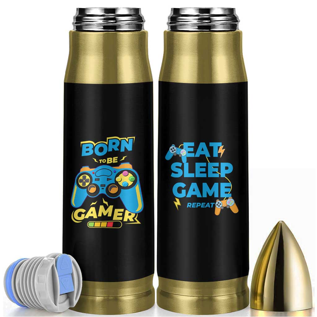 Funny Gifts For Gamer Bullet Tumbler Born To Be Gamer Gaming