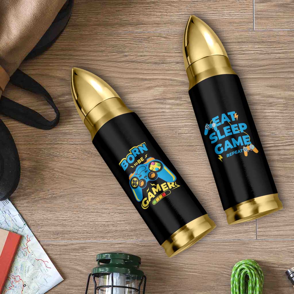 Funny Gifts For Gamer Bullet Tumbler Born To Be Gamer Gaming