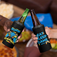 Funny Gifts For Gamer 4 in 1 Can Cooler Tumbler Born To Be Gamer Gaming - Wonder Print Shop
