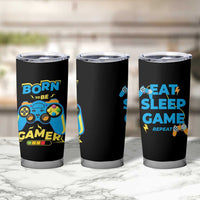 Funny Gifts For Gamer Tumbler Cup Born To Be Gamer Gaming - Wonder Print Shop