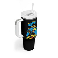 Funny Gifts For Gamer Tumbler With Handle Born To Be Gamer Gaming - Wonder Print Shop