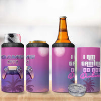 Funny Gamer 4 in 1 Can Cooler Tumbler I Am Gaming Do Not Disturb Game On - Wonder Print Shop
