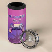 Funny Gamer 4 in 1 Can Cooler Tumbler I Am Gaming Do Not Disturb Game On - Wonder Print Shop