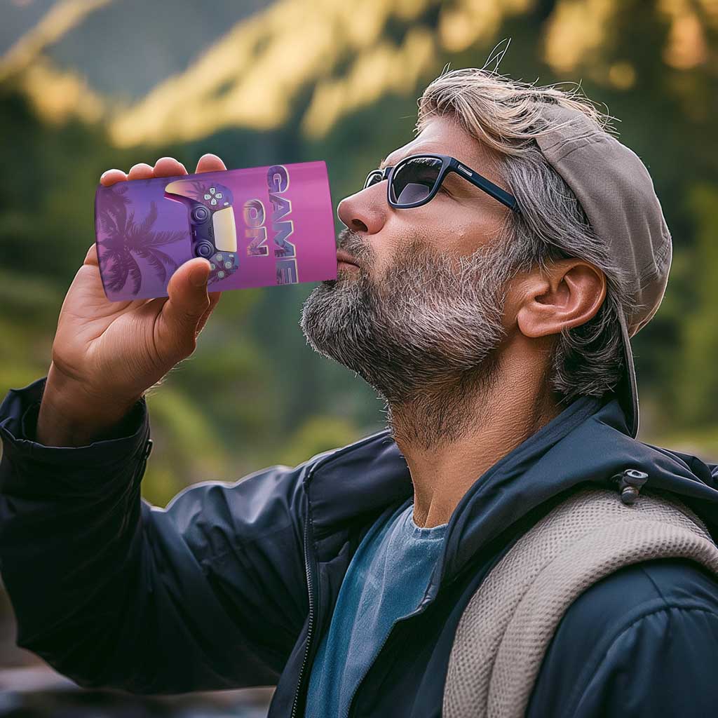 Funny Gamer 4 in 1 Can Cooler Tumbler I Am Gaming Do Not Disturb Game On - Wonder Print Shop