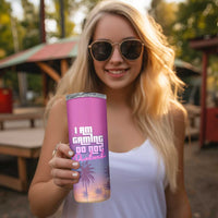 Funny Gamer Skinny Tumbler I Am Gaming Do Not Disturb Game On - Wonder Print Shop