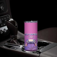 Funny Gamer Skinny Tumbler I Am Gaming Do Not Disturb Game On - Wonder Print Shop