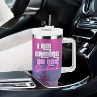 Funny Gamer Tumbler With Handle I Am Gaming Do Not Disturb Game On - Wonder Print Shop