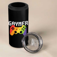 Funny LGBT Gay Gamer 4 in 1 Can Cooler Tumbler Gaymer Like A Regular Gamer But Way Gayer - Wonder Print Shop