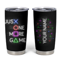 Personalized Gamer Tumbler Cup Custom Name Just One More Game Gaming - Wonder Print Shop
