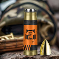Personalized Gamer Bullet Tumbler Custom Name Can't Hear You I'm Gaming