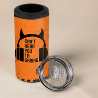 Personalized Gamer 4 in 1 Can Cooler Tumbler Custom Name Can't Hear You I'm Gaming - Wonder Print Shop