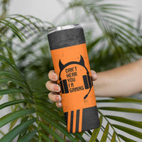 Personalized Gamer Skinny Tumbler Custom Name Can't Hear You I'm Gaming - Wonder Print Shop