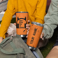 Personalized Gamer Tumbler Cup Custom Name Can't Hear You I'm Gaming - Wonder Print Shop