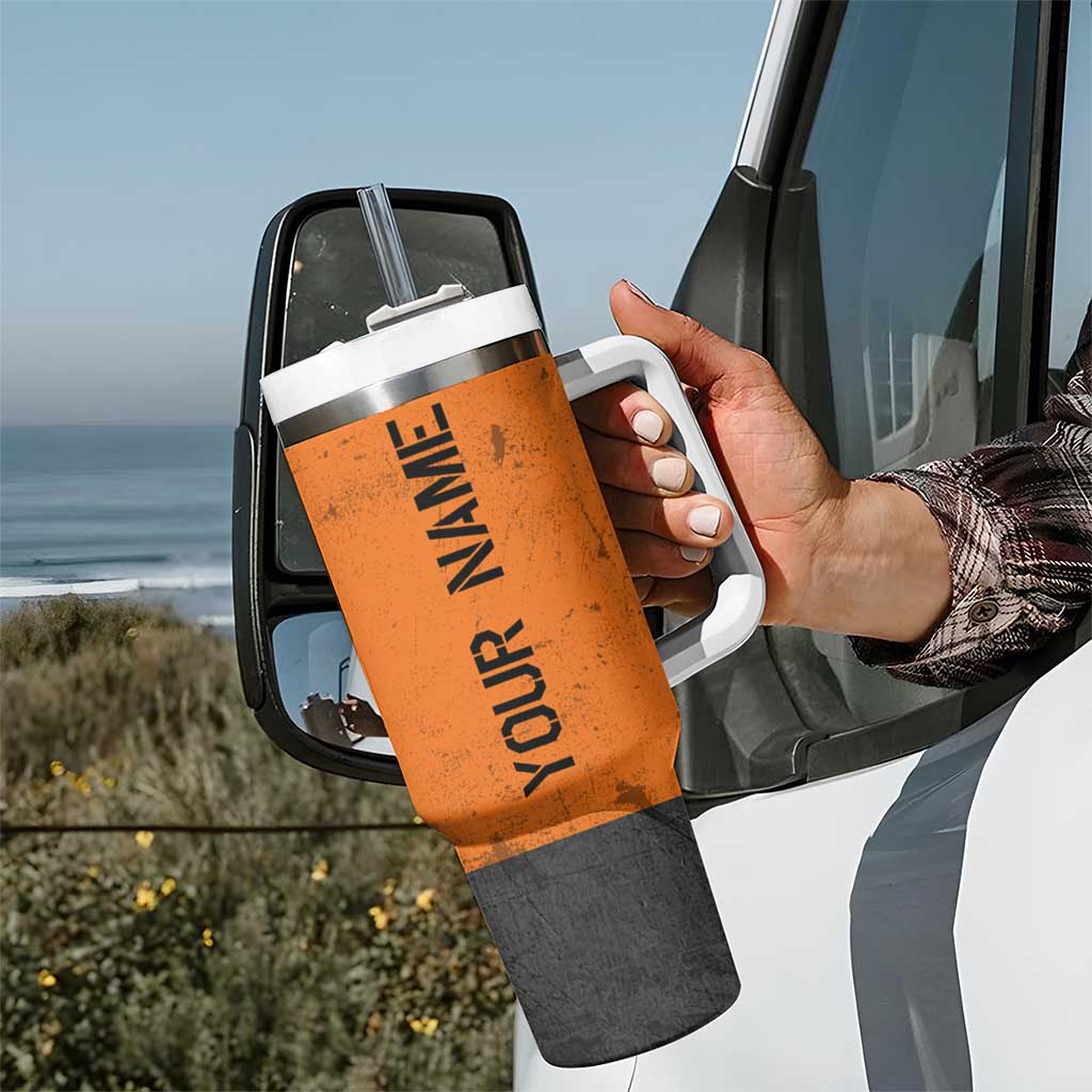 Personalized Gamer Tumbler With Handle Custom Name Can't Hear You I'm Gaming - Wonder Print Shop