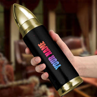 Personalized Gamer Bullet Tumbler Custom Name Eat Sleep Gaming Repeat